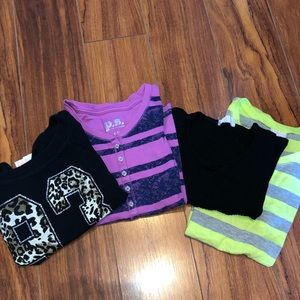 4 cute T-Shirts for girls in sizes 7/8